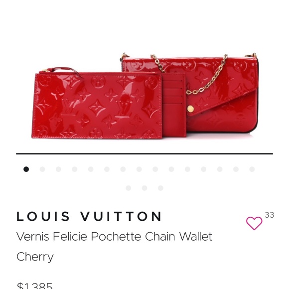 Authentic Louis Vuitton vernos felicite pochette chain wallet - Picture 4 of 11